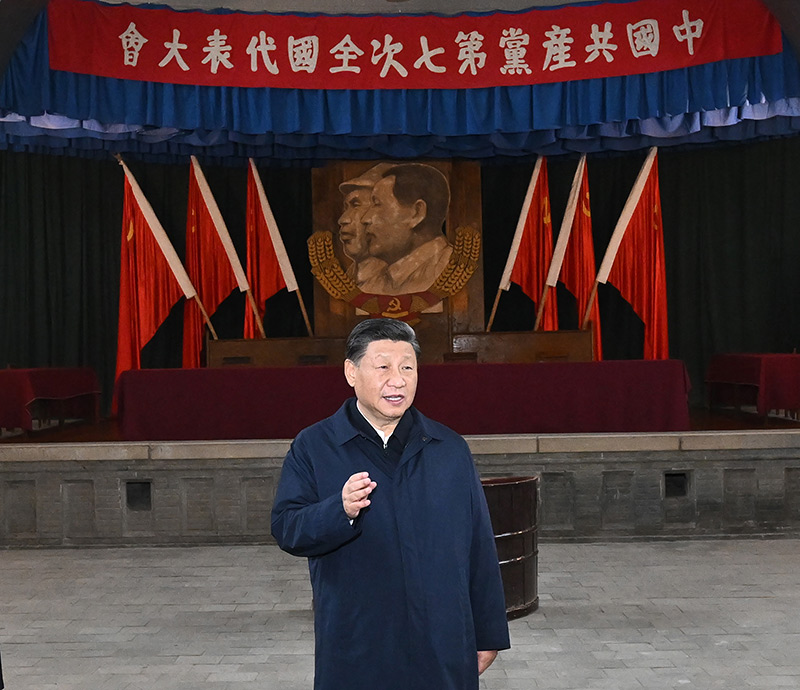 习近平瞻仰延安革命纪念地：弘扬伟大建党精神和延安精神 为实现党的二十大提出的目的使命而团结斗争 -  mg不朽情缘
